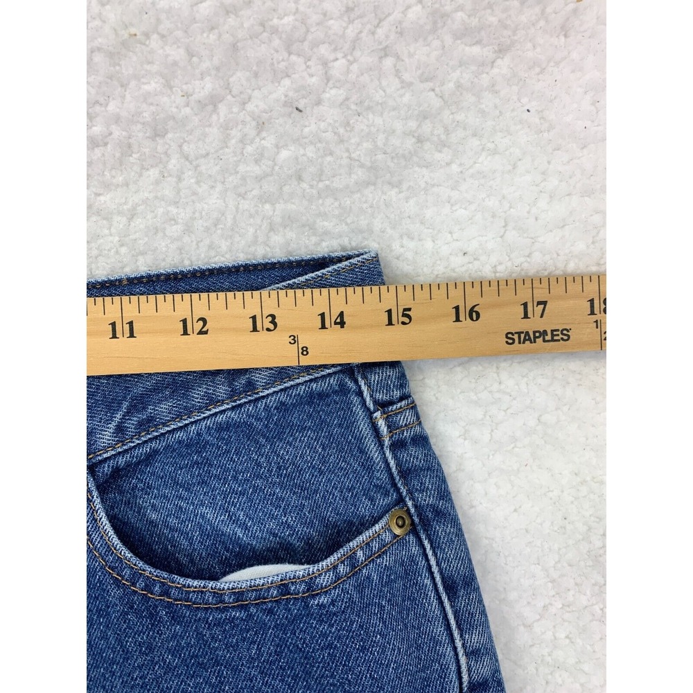 L.L. Bean Women’s Jeans Size 10 Blue High‎ Rise Classic Fit Straight Leg Casual - Picture 2 of 6